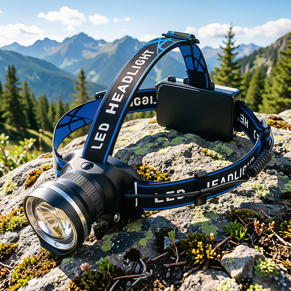 Zoom Lighting Kit - LED Aluminum Alloy Headlamp 4-Mode Zoom