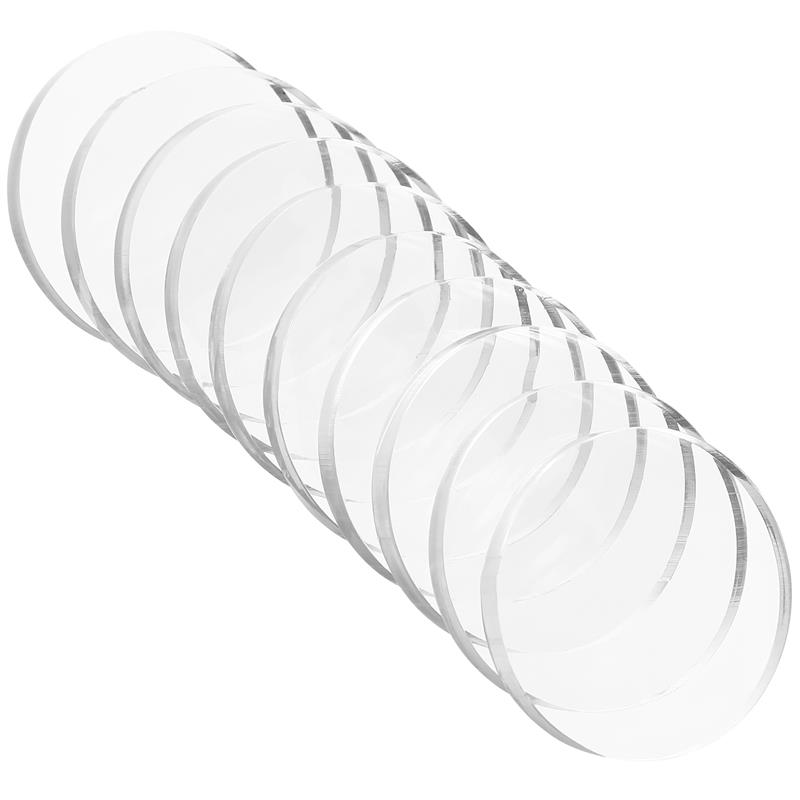 Home Office Hidden Desk - 10pcs Glass Table Pad Anti Slip