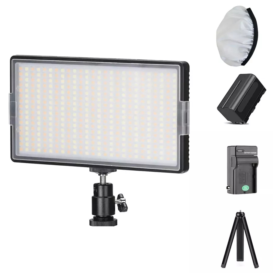 Zoom Lighting Kit - 10in LED 416 Photo Studio Light