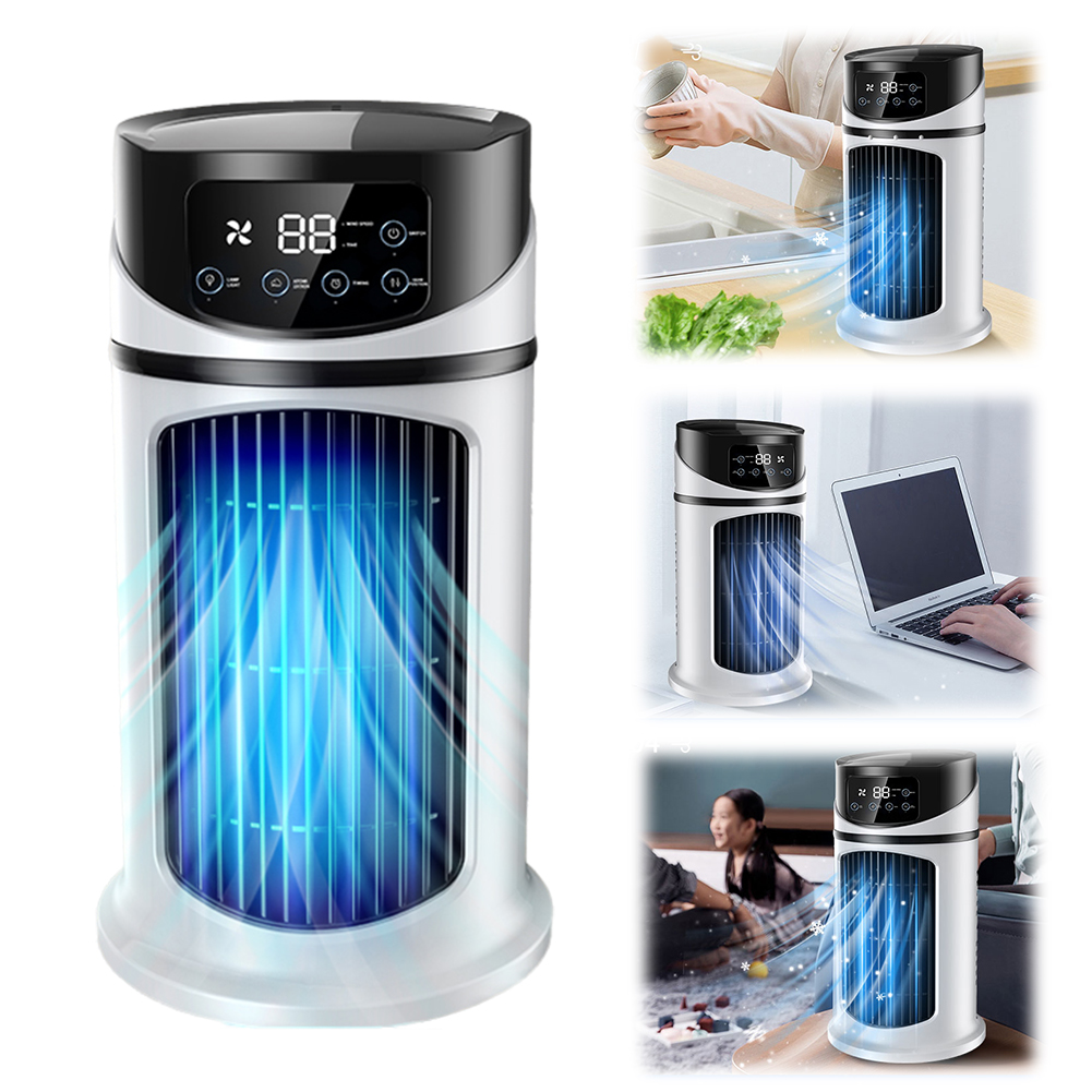 Home Office Hidden Desk - 3 in 1 Quiet Cooling Desk