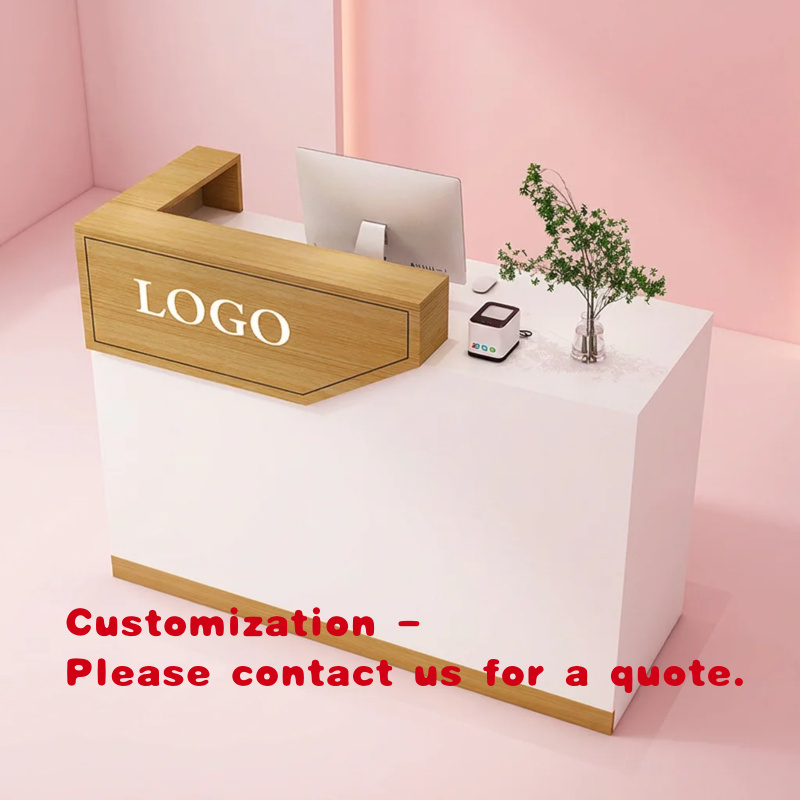 Home Office Hidden Desk - custom.Wooden Hotel Reception Desk Modern Office