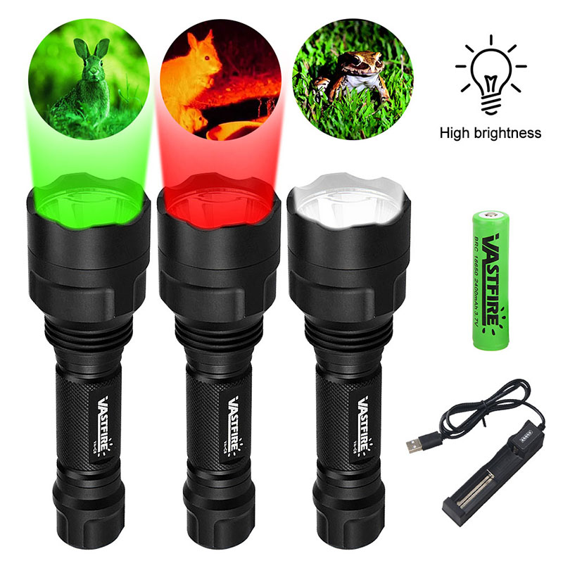 LED Tactical Hunting Flashligh - Zoom Lighting Kit review and price