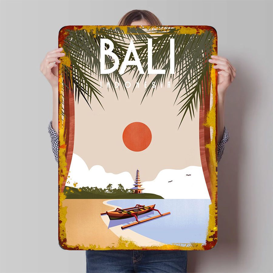 Bali Indonesia Scenery Metal W - Home Office Bali review and price