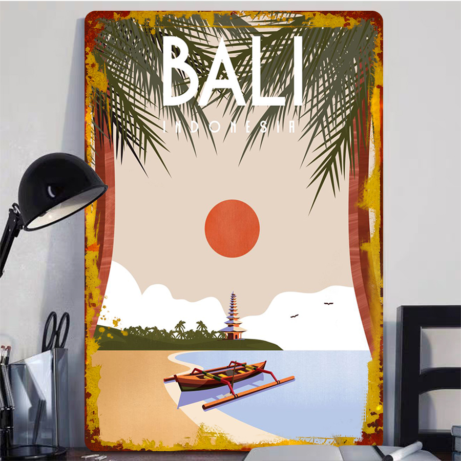 Bali Indonesia Scenery Metal W - Home Office Bali review and price
