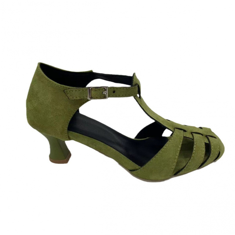 Women's Green Suede Kitten Hee - Home Office Makeover review and price