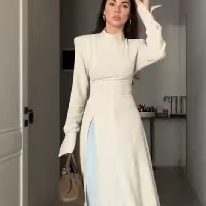 Women's Elegant High Neck Long - Home Office Makeover review and price