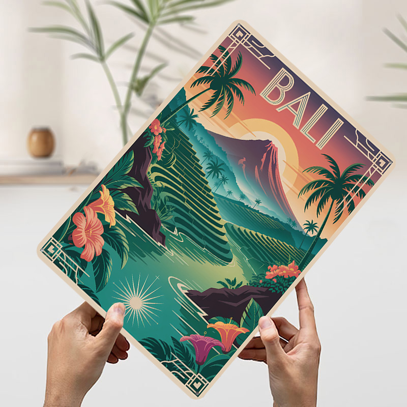 Bali Travel Art Deco Style Pos - Home Office Bali review and price