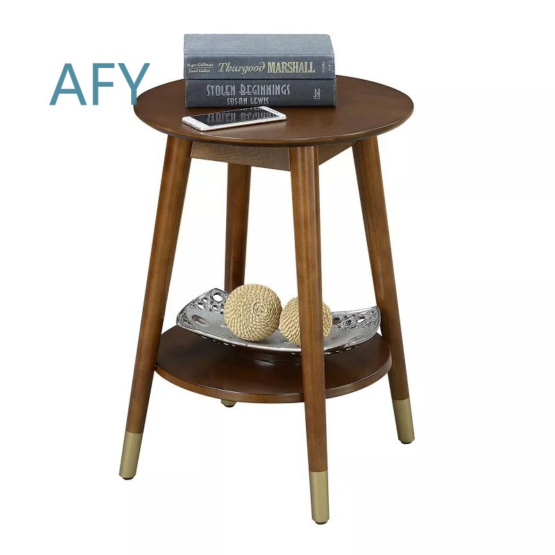 Wooden Side Table with Bottom  - Home Office Ikea review and price