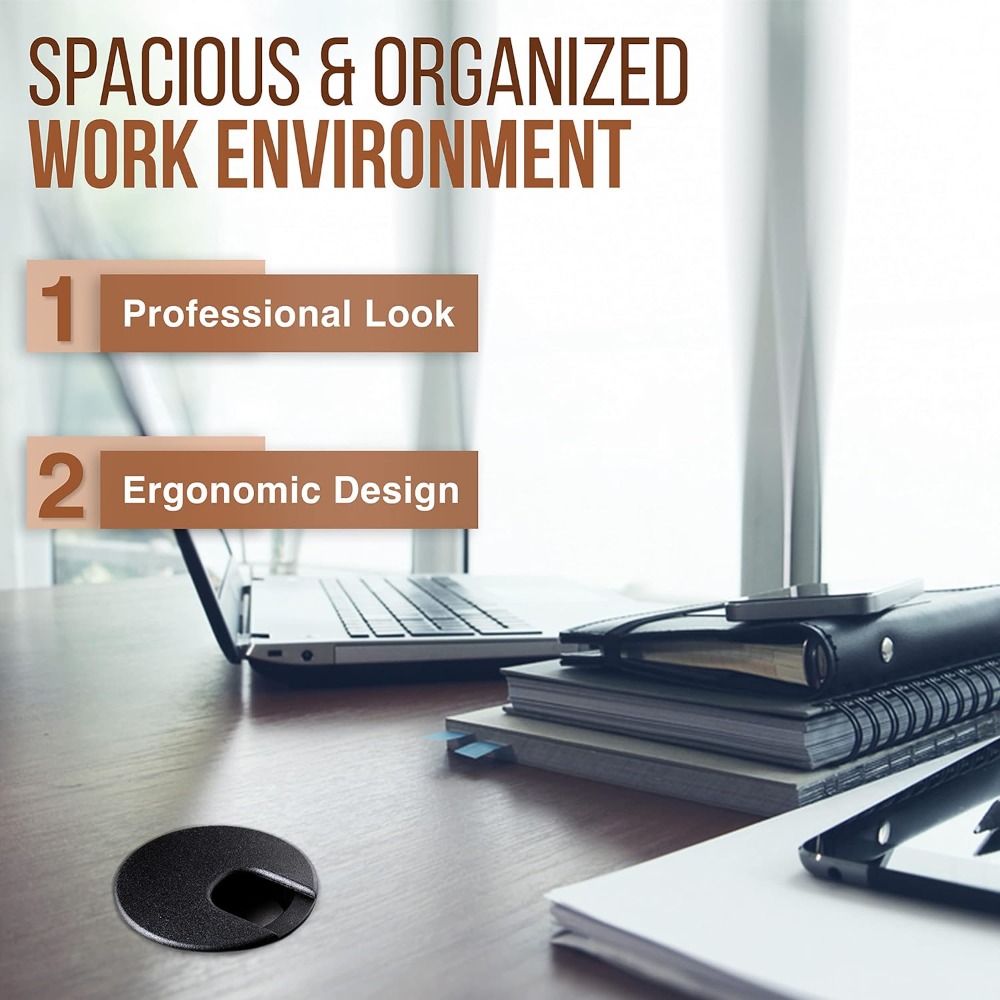 Plastic Wire Hole Cover 1.5/2/ - Home Office Hidden Desk review and price
