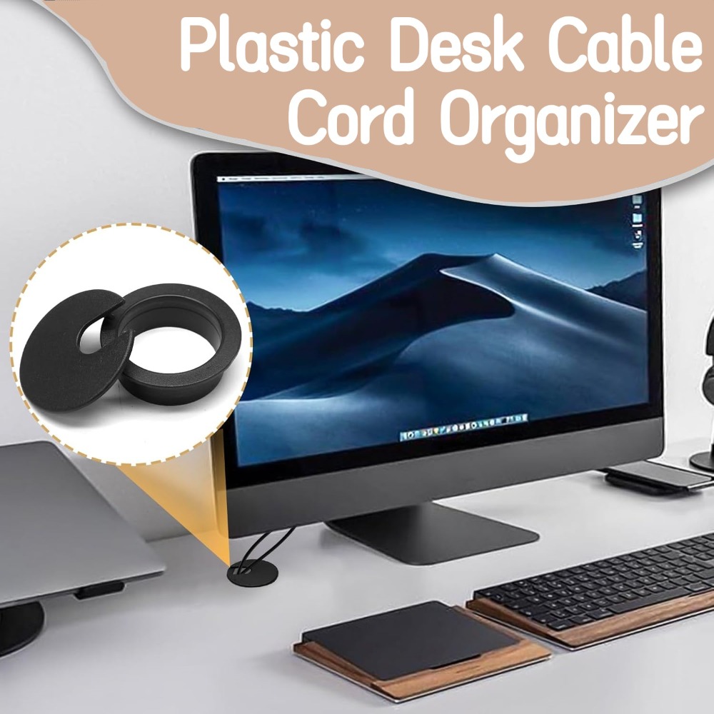 Plastic Wire Hole Cover 1.5/2/ - Home Office Hidden Desk review and price