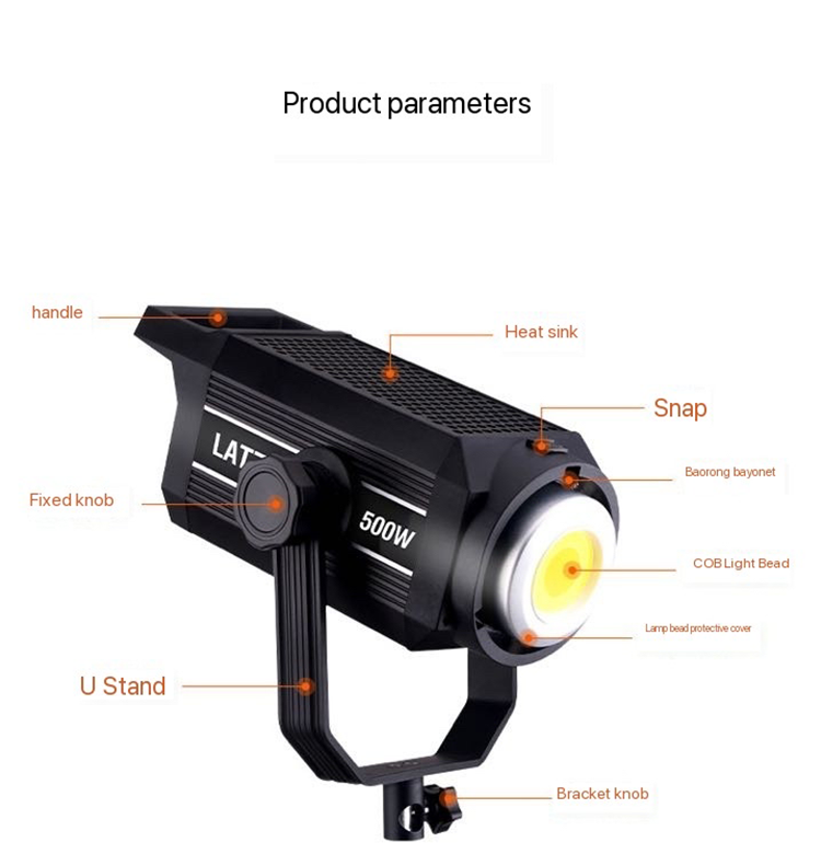 LATZZ 500W LED Video Light 280 - Zoom Lighting Kit review and price