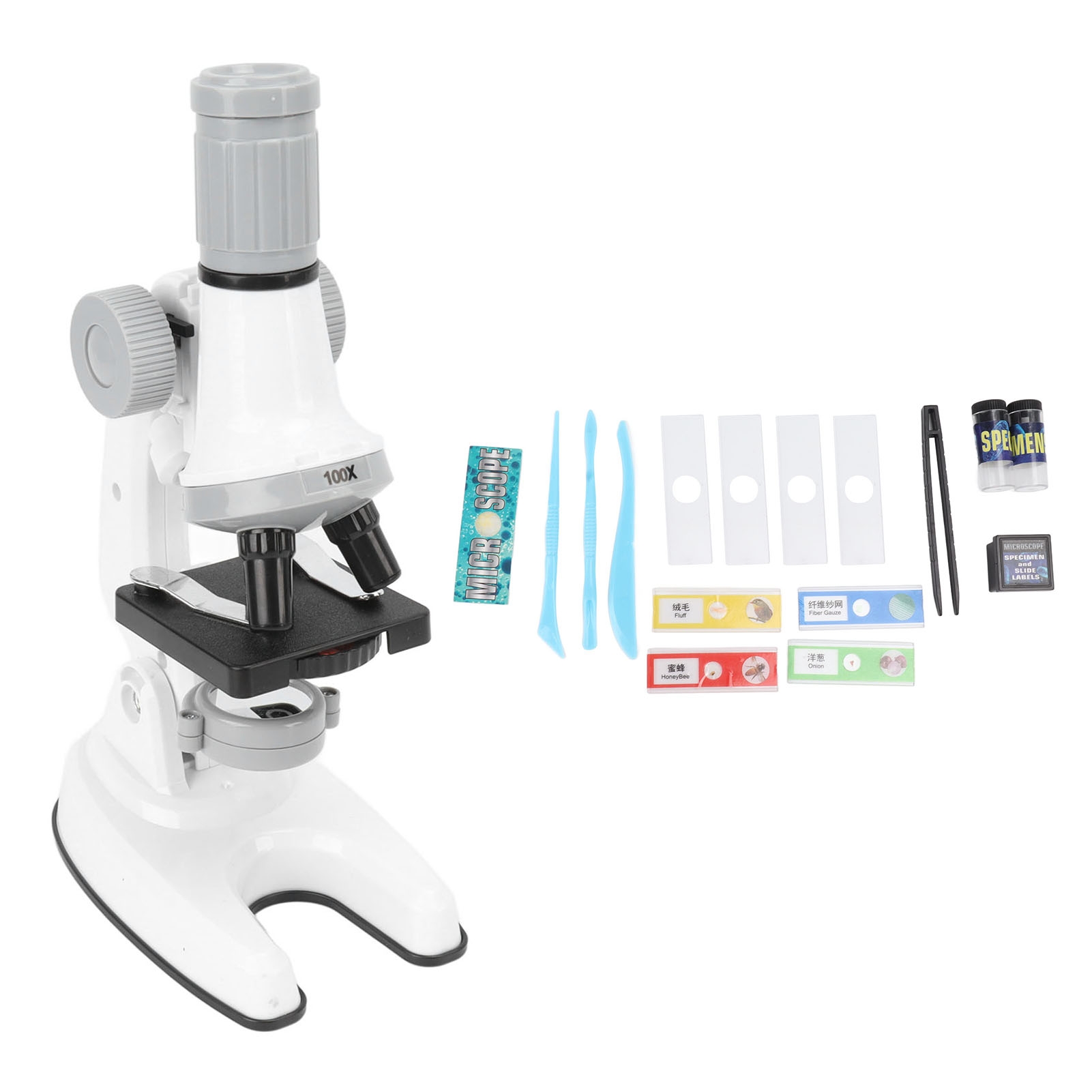Microscope for Kids 100X 600X  - Zoom Lighting Kit review and price