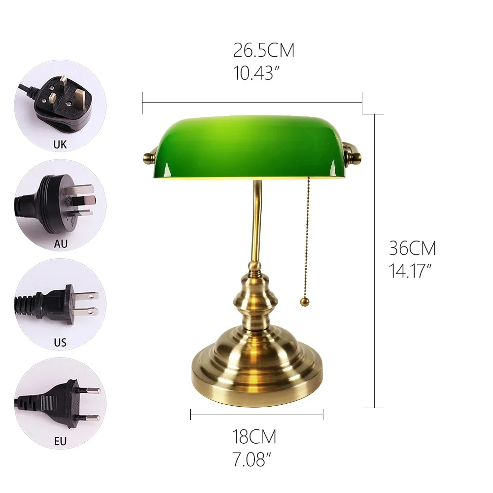 Desk lamp Table Light glass ba - Home Office Library review and price