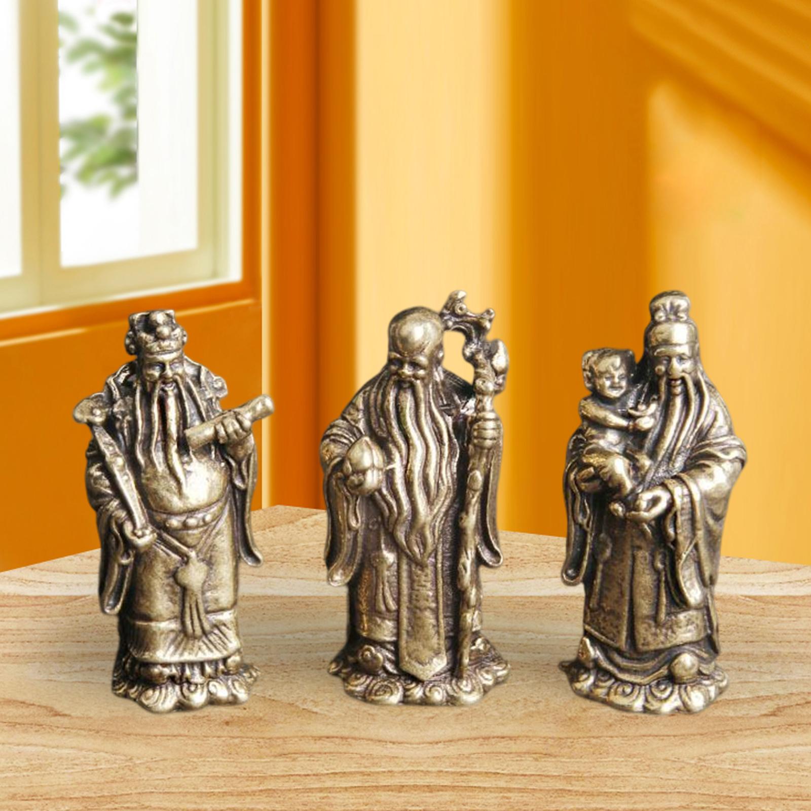 Fu Lu Shou Statue Immortal Orn - Home Office Hidden Desk review and price