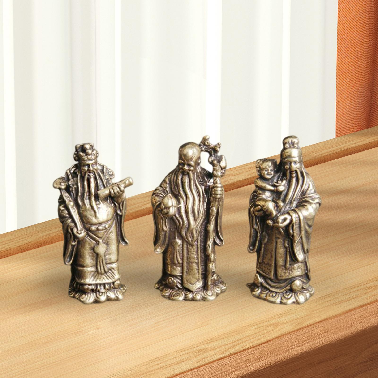 Fu Lu Shou Statue Immortal Orn - Home Office Hidden Desk review and price