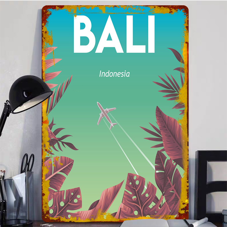Bali Indonesia Scenery Metal W - Home Office Bali review and price